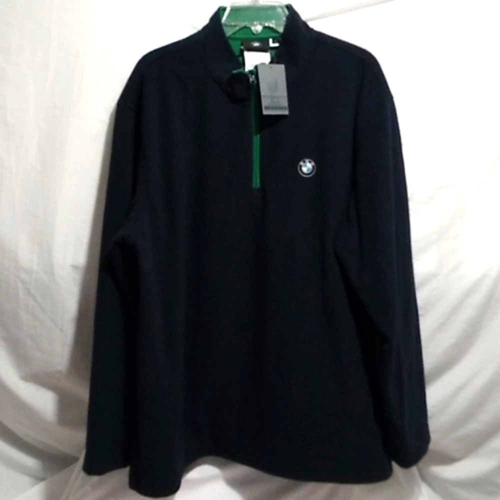 SALE! NWT BMW Half Zip All Weather Pullover Sweater Sz.XL HTF